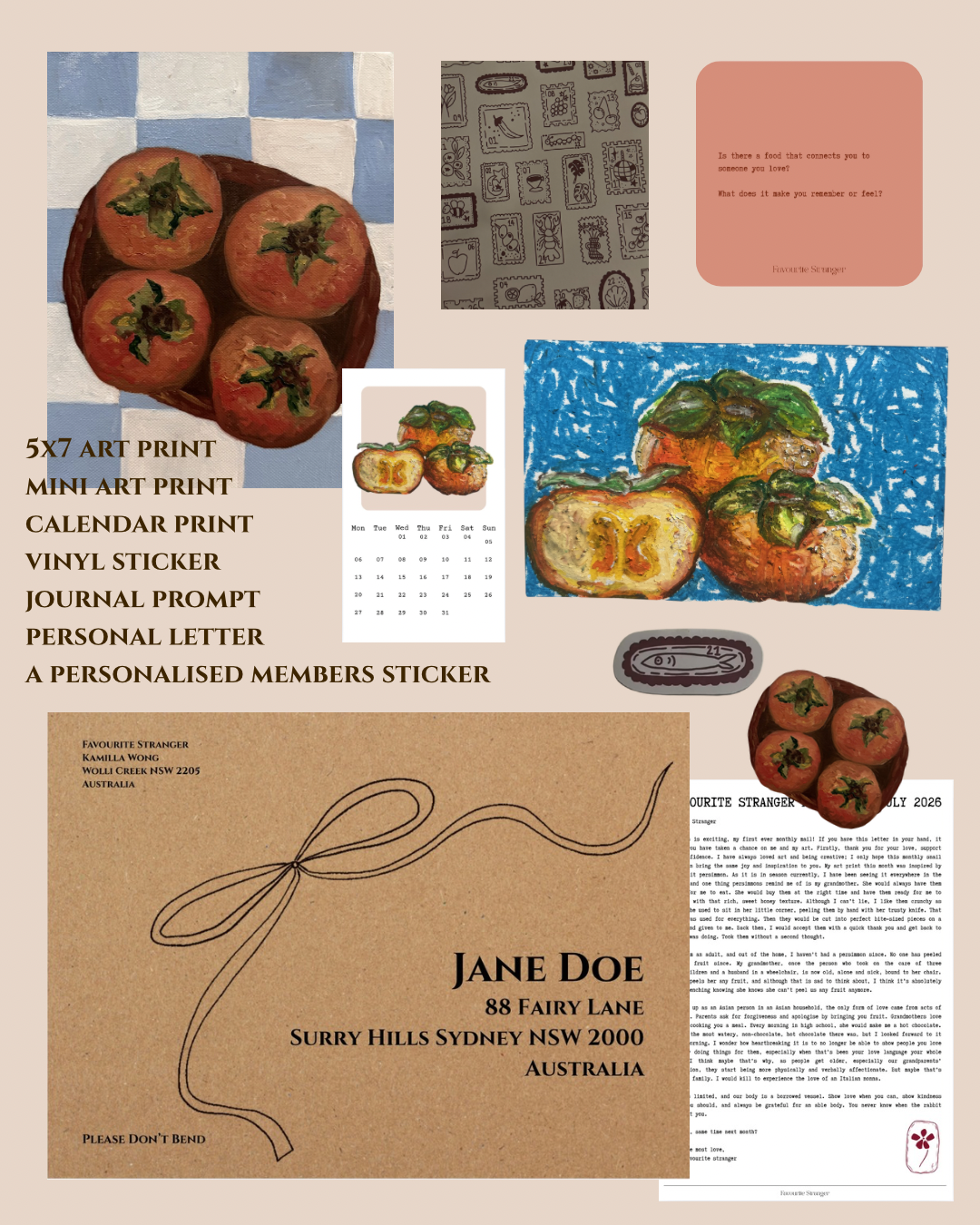 Favourite Stranger Monthly Mail - Single Month