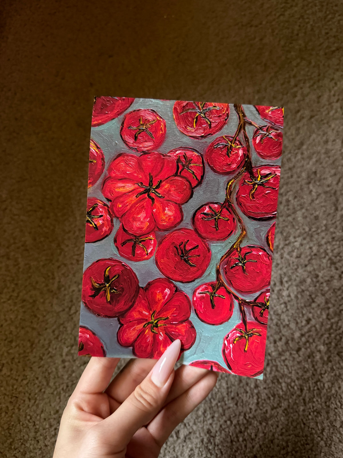 A Study in Red - November Print