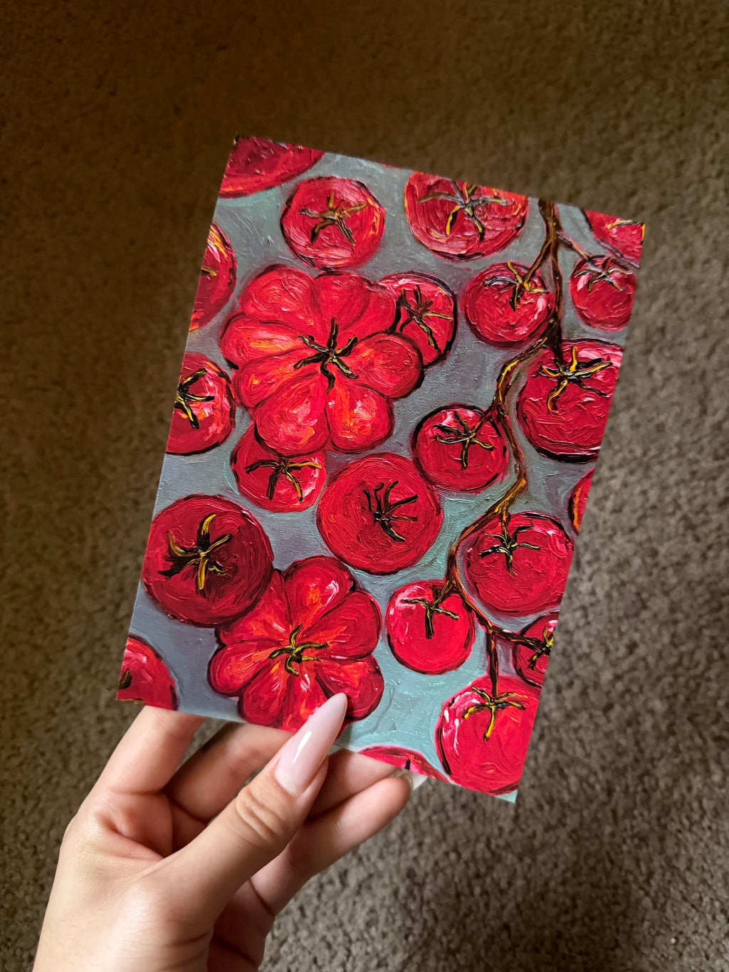 A Study in Red - November Print