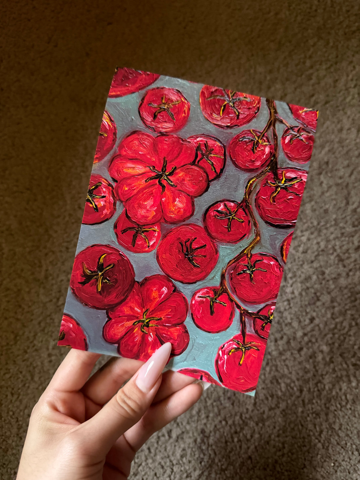 A Study in Red - November Print