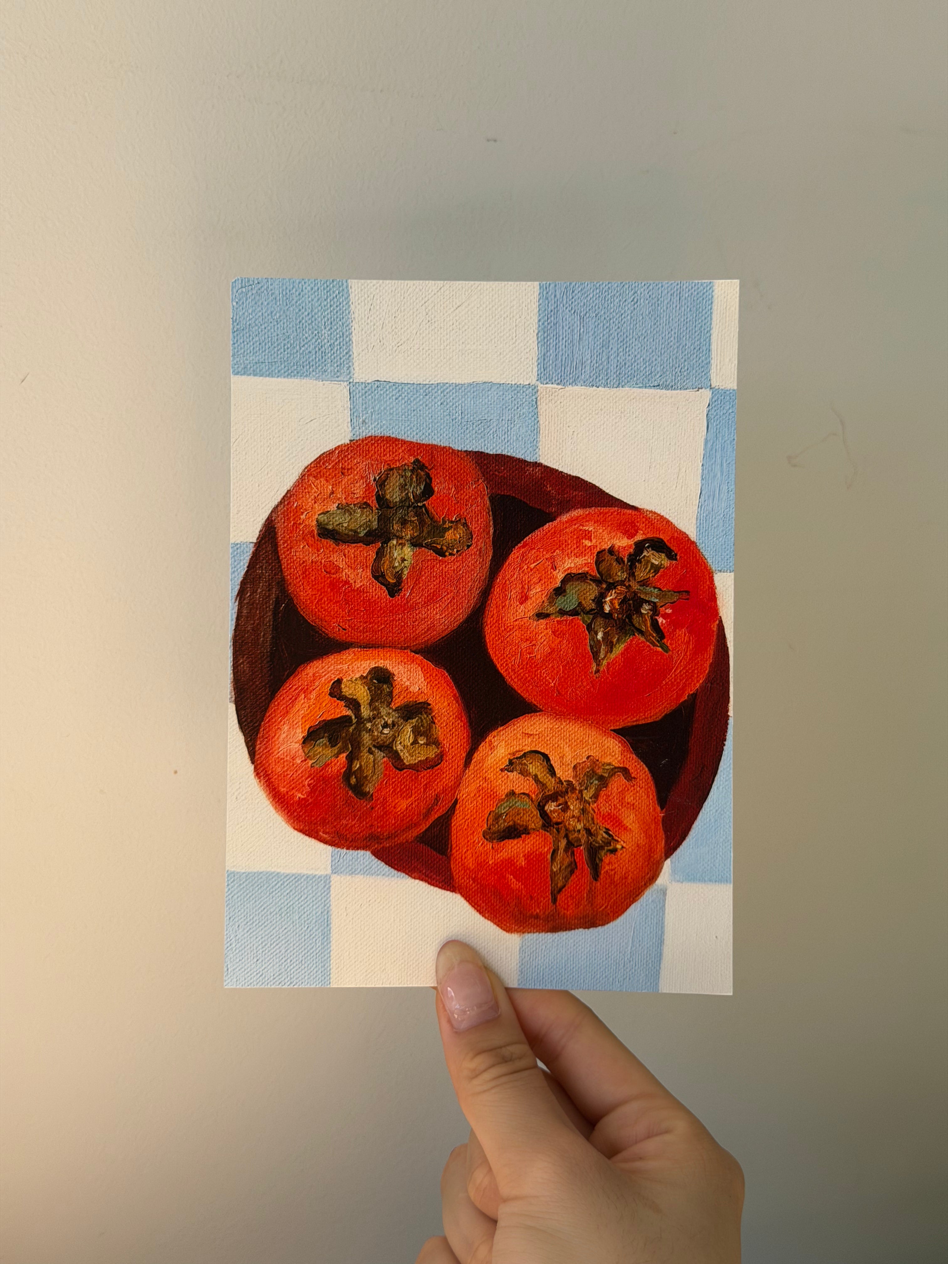 The Last Persimmon - July Print
